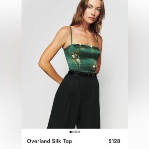 Reformation overland silk top